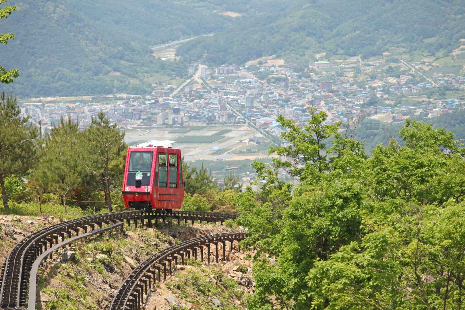 문경단산 모노레일 이미지 1