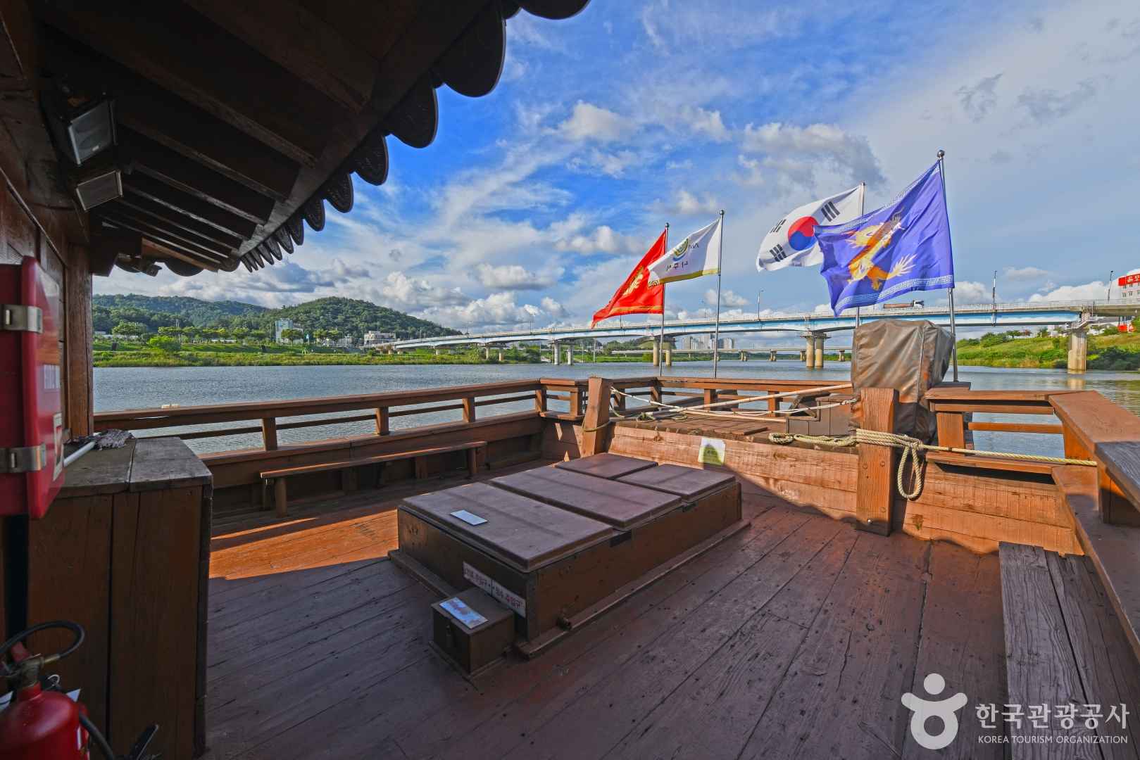 전라남도 영산강 황포돛배 이미지 3