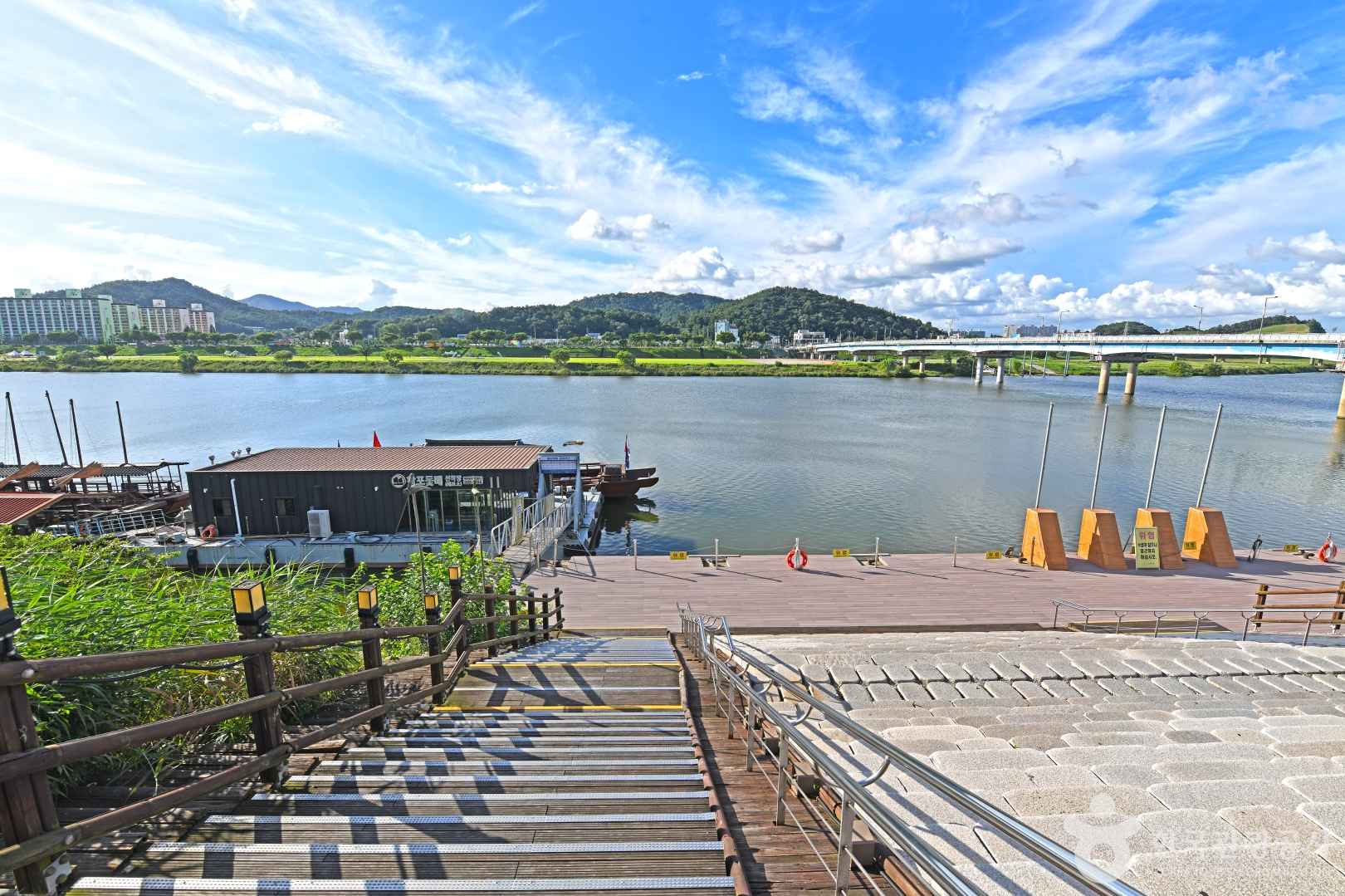 전라남도 영산강 황포돛배 이미지 2