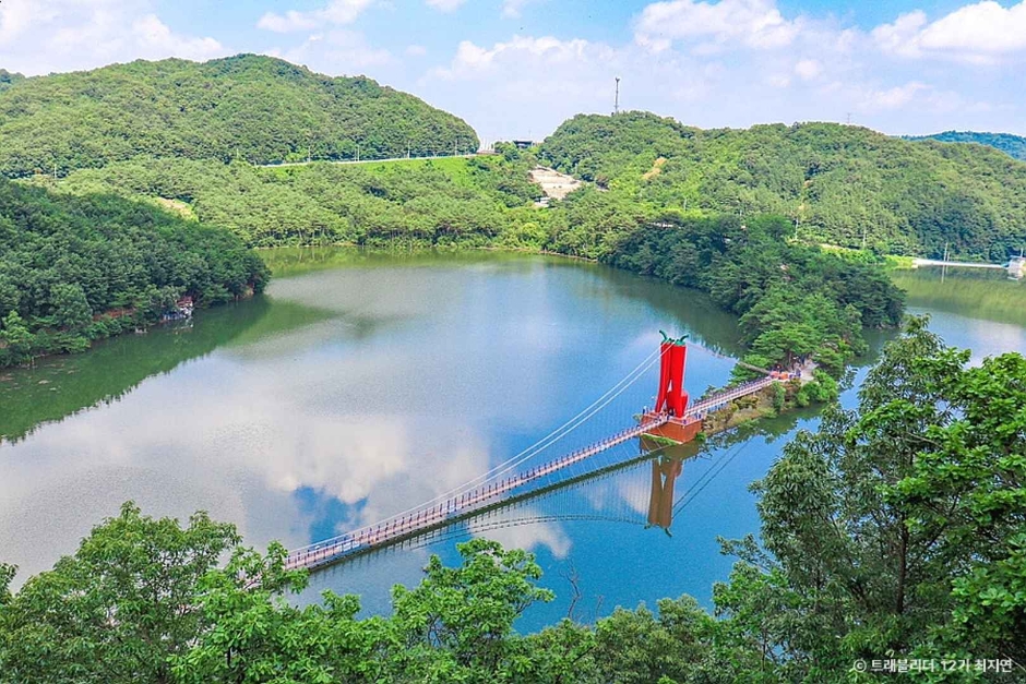 천장호 출렁다리 이미지 1