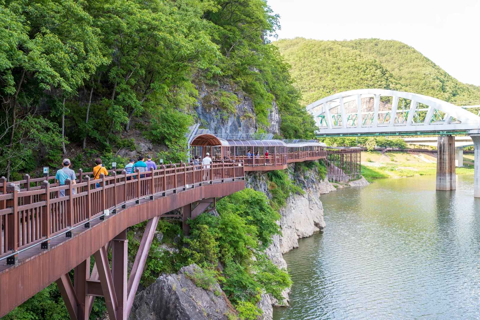 충북 단양강 잔도길 이미지 1
