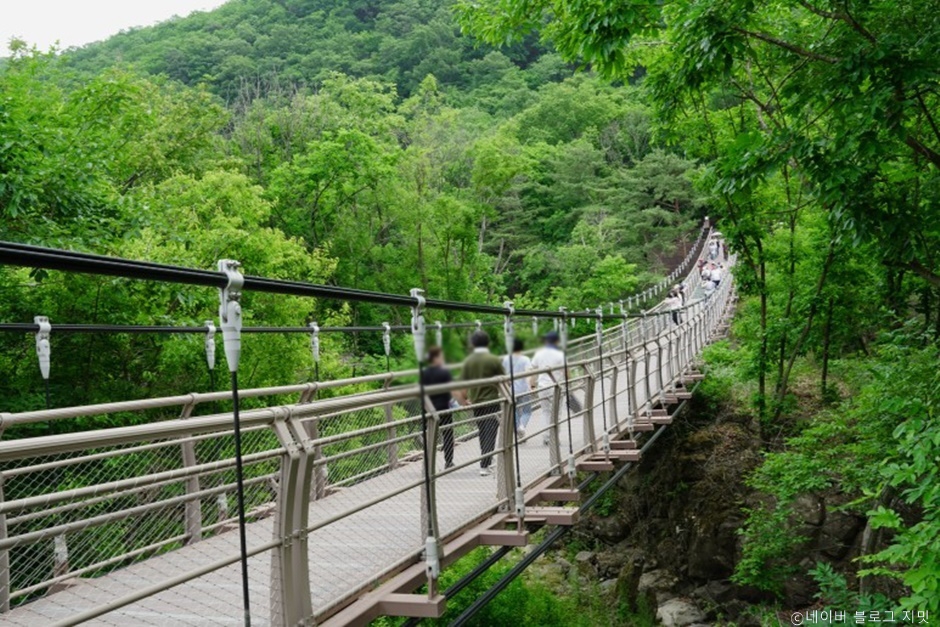 재인폭포 출렁다리 이미지 4