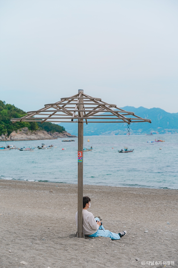 만성리 검은모래해변 이미지 2